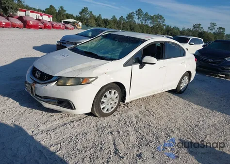 2015 Honda Civic Lx z USA, uszkodzony, nr VIN 2HGFB2F55FH500633